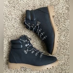 Brand new size 6.5 black boots from Target